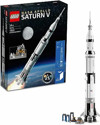 Buy  LEGO 92176 Ideas NASA Apollo Saturn V Space. Retired. NEW. Sealed • 189.99£