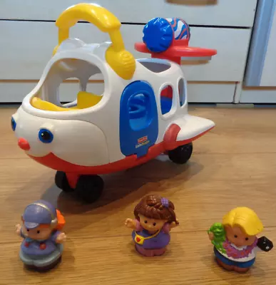 Buy Fisher Price Little People Aeroplane With Sounds And Figures • 12.50£