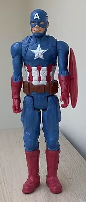 Buy Hasbro Avengers Captain America 12 Inch Figurine - 2018 With Shield (G7) • 9.95£