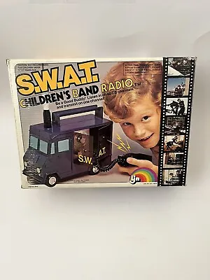 Buy LJN  SWAT  S.W.A.T.  CHILDREN'S BAND RADIO  BOX  1975  TV SHOW MIB Unused Mego • 142.48£
