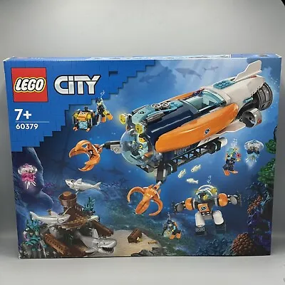 Buy LEGO 60379 City Deep-Sea Explorer Submarine Toy Underwater Ocean Set Brand New • 68.99£