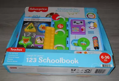 Buy Fisher-Price Laugh & Learn 123 Schoolbook Electronic Activity Toy - NEW • 22.50£
