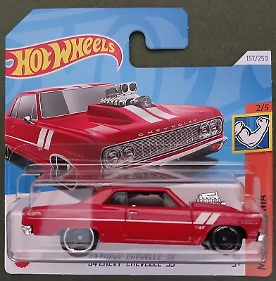 Buy Hot Wheels 2024 '64 Chevy Chevelle Ss, Red, Short Card. • 3.99£