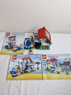 Buy LEGO CREATOR Seaside House (7346)  Used With Instruction Booklets  • 18£