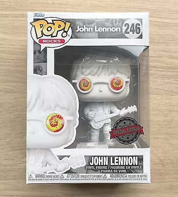Buy Funko Pop Rocks John Lennon Psychedelic Shades #246 + Free Protector • 19.99£