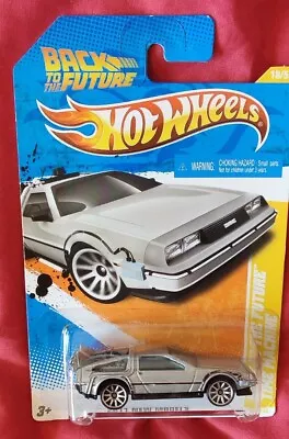 Buy 2011 Hot Wheels HW Premier Back To The Future Time Machine On Long Card 18/224 • 23.95£