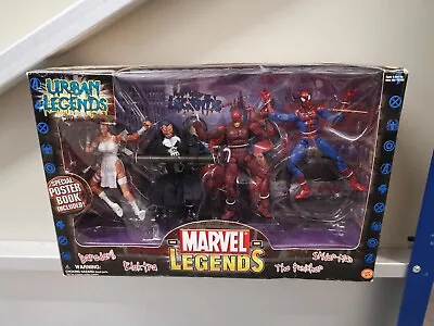 Buy Toybiz Marvel Legends Urban Legends 4 Figure Pack - Spider-Man, DareDevil • 140£