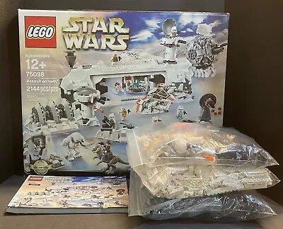 Buy LEGO Star Wars: Assault On Hoth (75098) 100% Complete Minifigs Box Instructions • 472.50£