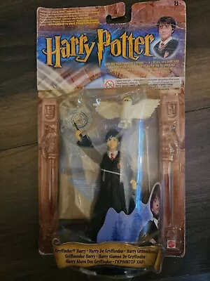 Buy MATTEL Harry Potter And The Philosopher's Stone & Hedwig Figures Gryffindor 2001 • 16.99£
