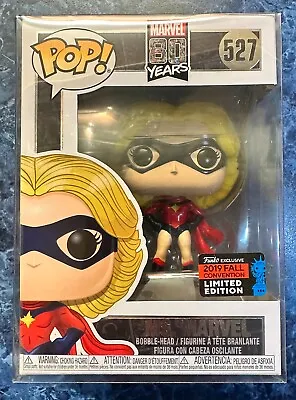 Buy Funko Pop! Marvel 80 Years #527 - MS Marvel 2019 Exclusive + Protector - RARE • 21.50£