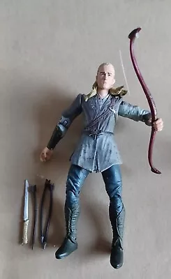 Buy Lord Of The Rings Figure  Legolas 2001,well Weaponed  6.5 Inches Approx • 5.95£