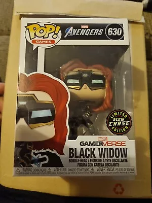 Buy Funko Pop! Games: Marvel's Avengers - Black Widow Vinyl Glow Chase New • 16.95£