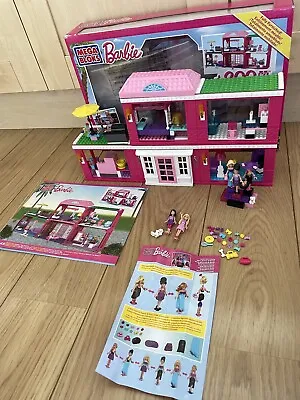 Buy Barbie Mega Bloks Mansion Boxed With Instructions And Extra Dolls • 24.99£