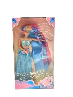 Buy 1996 Barbie Hula Hair Teresa Doll Mattel Vtg New In Box Doll#EE • 153.42£