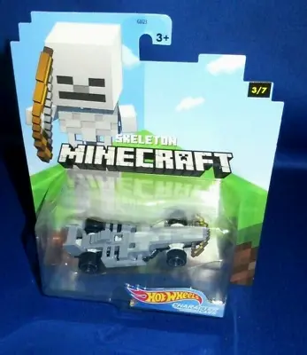 Buy Minecraft Skeleton #3/7 Collector Hot Wheels Character Cars, New • 13.13£