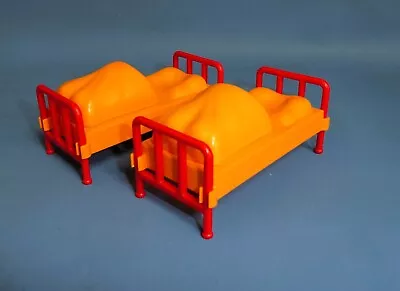 Buy Playmobil Twin Beds With Covers For House Farm Stable • 1.99£