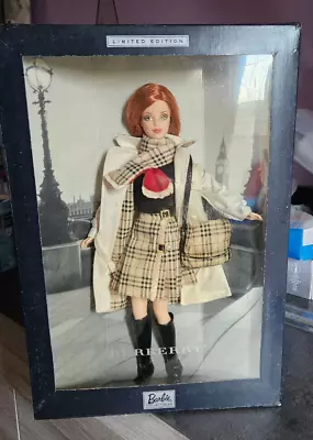 Buy 2000 Collectibles Limited Edition NRFB BARBIE BURBERRY Doll Doll #29421 • 154.17£