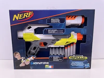 Buy Nerf N-Strike Modulus Ionfire Inc 4 Darts Blaster Barrel Extension Toy Ages 8+ • 9.99£
