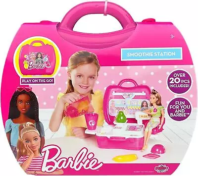 Buy Barbie Smoothie Station Mattel Over 20 Piece Set Pretend Play • 16.99£