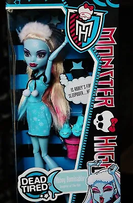 Buy Monster High Abbey Bominable Dead Tired - New & Original Packaging RARITY. • 82.24£