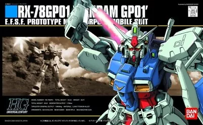 Buy Bandai HGUC RX-78 GP01 Zephyranthes Gundam 1/144 Model Kit Gunpla  • 20£