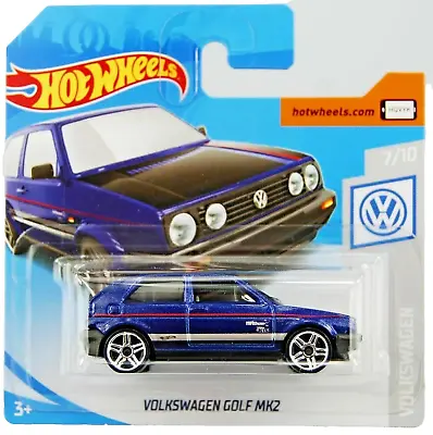 Buy Hot Wheels  Volkswagen Golf MK2 - 3 Door Blue • 12.50£