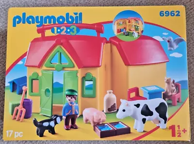Buy PLAYMOBIL 123 My Take Along Farm 6962 Brand New - Fast UK Delivery • 25.99£