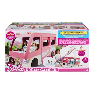 Buy Barbie Dream Camper Van 75cm With 7 Play Areas, Barbie Pool And Slide, Original Packaging • 105.36£