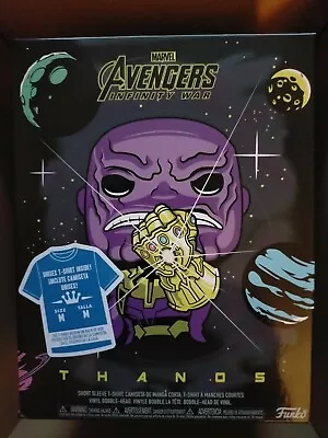 Buy Avengers Infinity War POP! & Tee Thanos Funko Pop & T-shirt M • 25.95£
