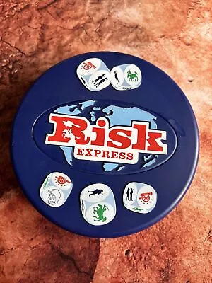 Buy Risk Express Board Game Travel Family Hasbro Parker 2006 Complete Dice Game • 53.99£