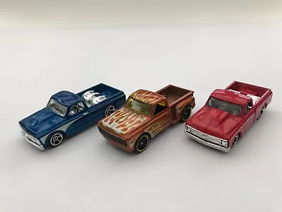 Buy Hot Wheels - Chevy Pickup Trucks - 3 Car Bundle • 3.99£