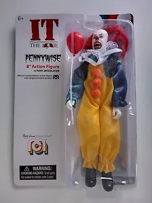Buy Mego: Pennywise The Clown 8  Action Figure IT The Movie Horror Retro Style • 22.99£
