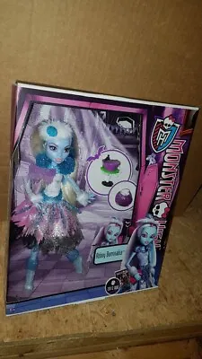 Buy Mattel MONSTER HIGH Abbey Bominable Brand New In Box Halloween Doll • 101.89£