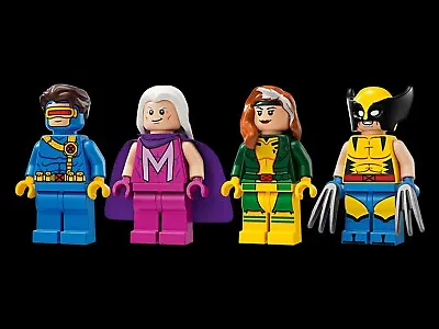 Buy New LEGO Marvel Superheroes X-Men X-Jet 76281 All 4 Minifigures • 58.99£