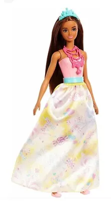 Buy Barbie Princess Of The Candy Kingdom  Dreamtopia Brunette  Mattel FJC9 • 16.47£