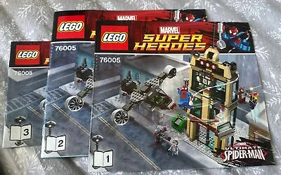 Buy LEGO Marvel Super Heroes: Daily Bugle Showdown 76005 No Box With Spiderman Only • 29.99£
