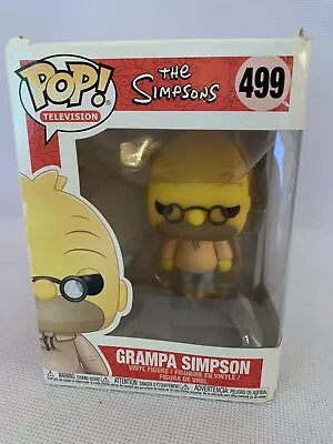 Buy Funko Pop! Grampa Simpson #499 The Simpsons Vinyl Figure Boxed • 14.99£