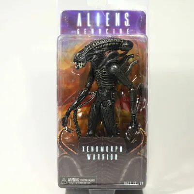 Buy NECA Alien Black Xenomorph Warrior 7  Action Figure 1:12 Aliens Genocide Movie • 21.99£