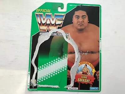 Buy Wwe Yokozuna Hasbro Wrestling Figure Backing Card Wwf Series 11 Green Card • 74.99£