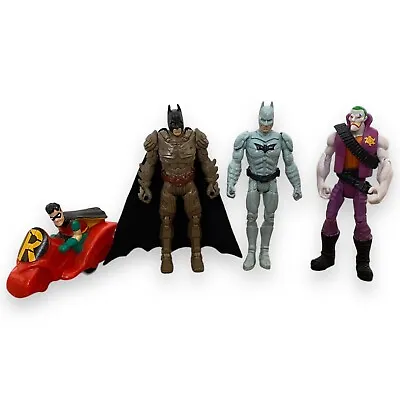 Buy DC Comics Batman Action Figures, Batman, Robin, The Joker - Mattel • 12.99£