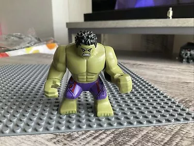 Buy Lego Minifigure Genuine Sh173 Marvel Hulk Big Fig, Some Marks On Arms And Feet • 10£