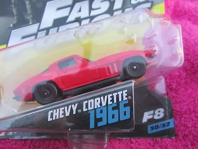 Buy Fast And Furious Chevy Corvette 1966 New On Card 1/55 • 4.99£