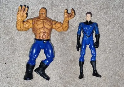 Buy Marvel: Fantastic 4 - The Thing & Reed Richards 5  Figures - Hasbro - Loose • 6.99£