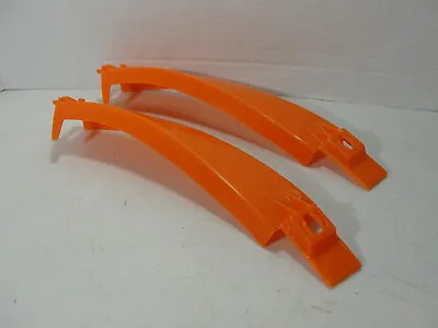 Buy 1996 Vintage Mattel Hot Wheels Curved Track Replacement Parts 2pc 16483-2049-52 • 9.64£