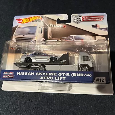 Buy Hot Wheels Team Transport Premium Nissan Skyline R34 BNR34 NISMO  New • 31£