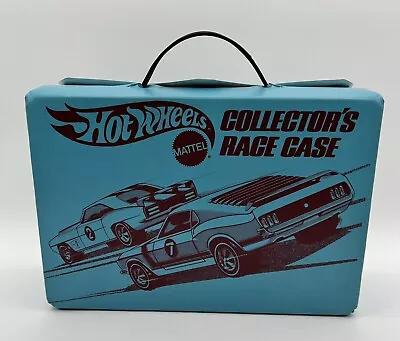 Buy Hot Wheels Vintage Collector’s Race Case 1975 Mattel 24 Car Carrying Case Blue • 143.88£
