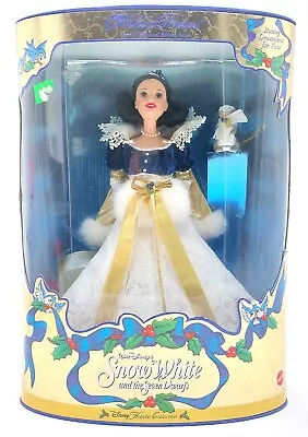 Buy 1998 Walt Disney's Snow White Holiday Princess Doll / NRfB / Mattel 19898 • 58.61£