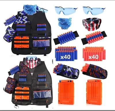 Buy Kids Tactical Vest Kit For Nerf Guns N-Strike Elite Series With Refill • 83.99£