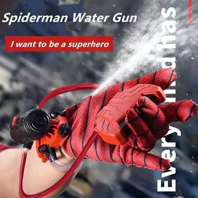 Buy Water Gun Spiderman Wrist Water Gun Kids Role-Playing Toy Outdoor Beach Toy HOT • 9.53£