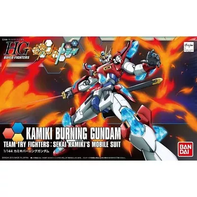Buy Gundam Kamiki Burning Gundam HGBF 1/144 Bandai Model Kit Gunpla  • 14£